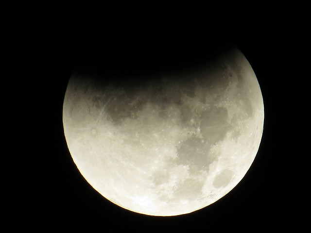 lunar eclipse 28. September 2015 view at 0123 UTC