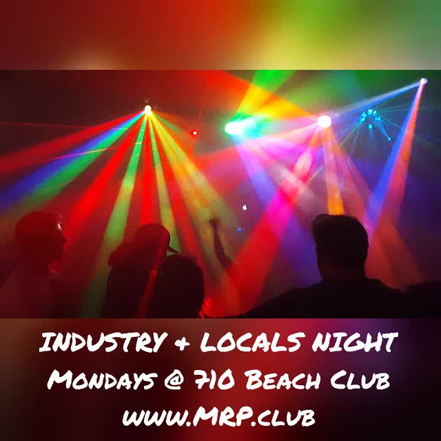INDUSTRY & LOCALS NIGHT, Mondays @ 710 Beach Club with Video DJ JAY-2 (8pm-2am | 710 Garnet Ave | Pacific Beach, San Diego). See www.MRP.club or www.MarkRondeauPresents.com for upcoming events! [#SanDiego #SD #SDIndustryNight #OpenFormat #SanDiegoFootball