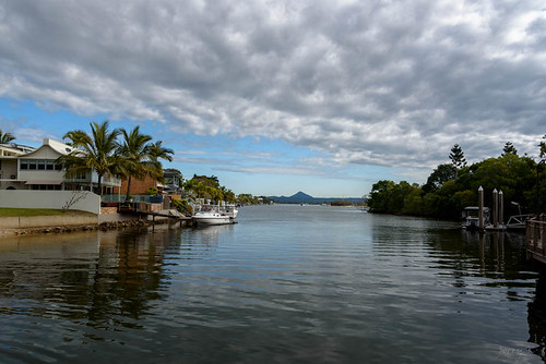 sky water clouds reflections river boats australia noosa sunshinecoast triptoqueenslandbrisbane