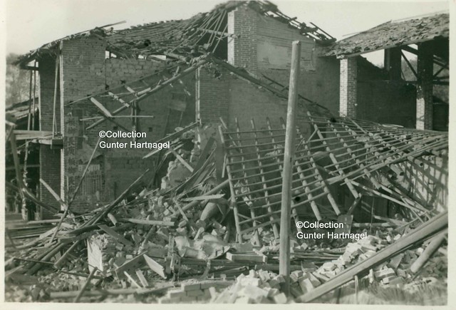 Near Wuhan, Damage after Japanese air raid