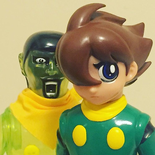 Don't pretend me!!!  #punkdrunkers @oyakatapunk #realxhead #サイボーグ009 #sofubi #sofvi #ソフビ #denboku #でんぼく | by deniscat