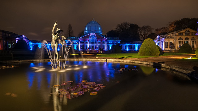 The Great Conservatory and Fountain at Syon Park