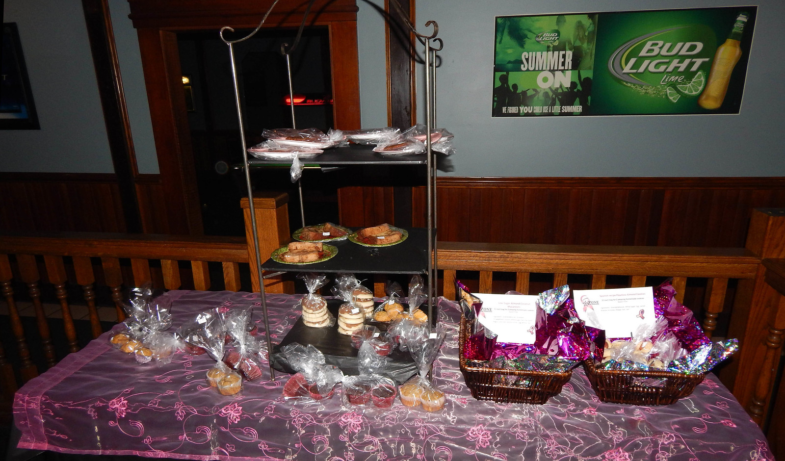 Baked goods at Benefit