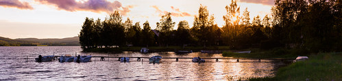 Själevad, July 7, 2015 by Ulf Bodin, X30554-60.sunset summer sun water set canon landscape eos se is sweden outdoor mark jetty iii ii 5d 