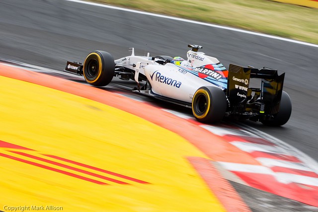 Felipe Massa at the Hungaroring