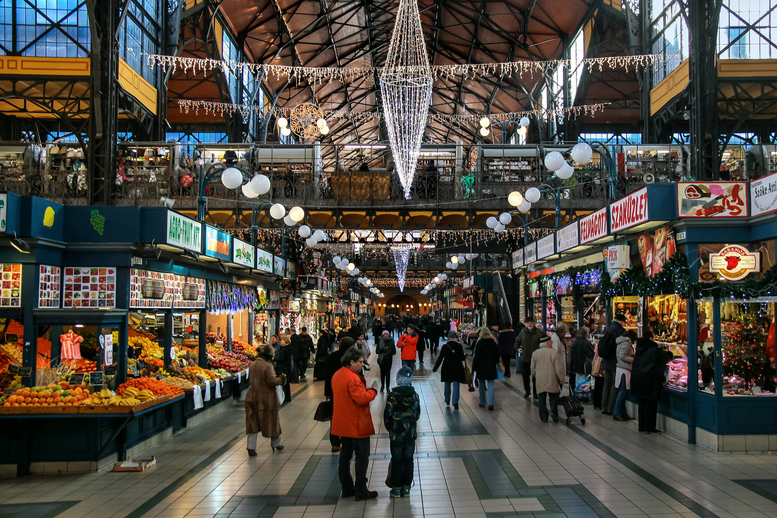 Budapest: Central Market (Központi Vásárcsarnok)