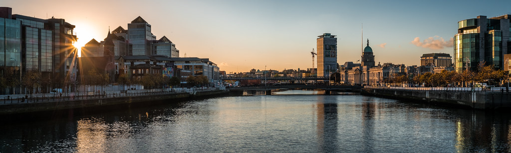 Cityscape at sunset - Dublin, Ireland - Cityscape photography