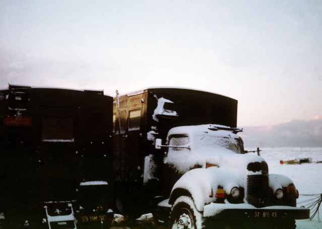 1954 FV13209 Commer Q4 REME Radar Repair Wagon No. 37 BH 43 In Outer Hebrides February 1975