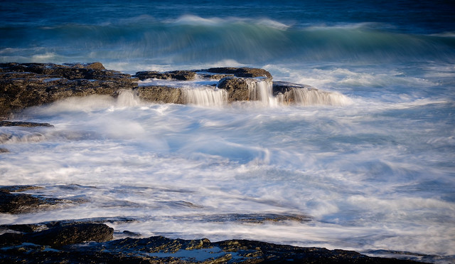 Waves at Brenton Point State Park, Newport