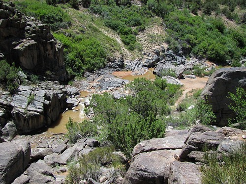 rural colorado stream canyon erosion highdesert granite geology potholes escalantecanyon escalantecreek