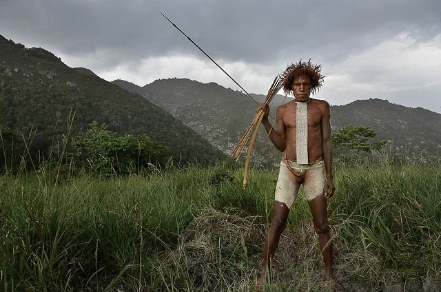 Dani warrior , Baliem valley,Papua