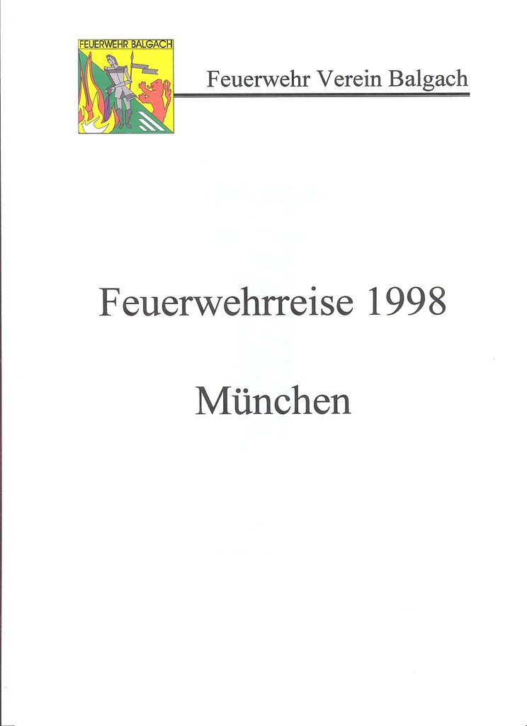 1998 Reise München