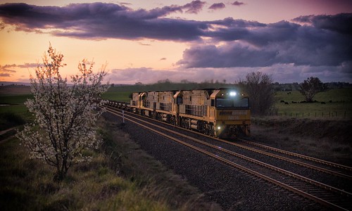 sunset pacificnational centralwest nr19 nrclass brewongle steellink