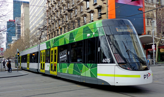 Melbourne Bombardier Trams.