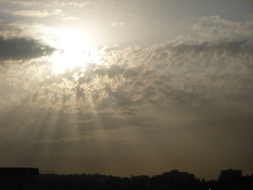 sunset clouds israel jerusalem rupinpromenade