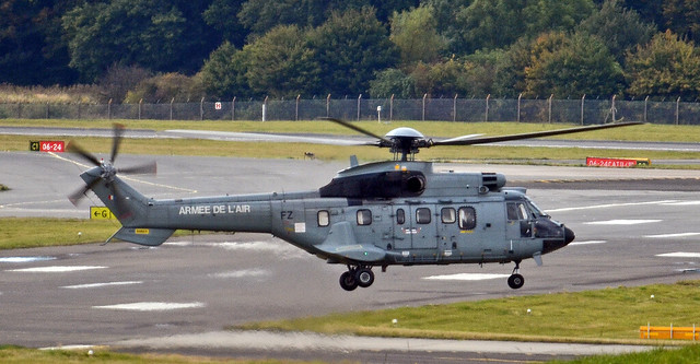 2235:FZ AS332L-1 Super Puma,Armee De L'Air,@ Edinburgh,Scotland,12:10:15