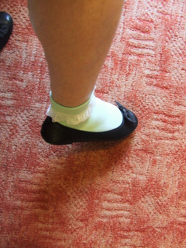 Green Ruffle Socks Green ruffle socks. | Mint green turn over top frilly ankle … | Flickr