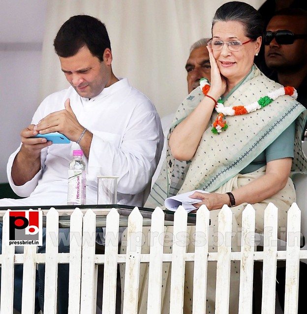 Sonia Gandhi & Rahul Gandhi addresses farmers rally 03
