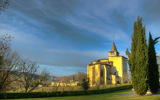 Eglise Abbatiale Saint Michel de Pessan, Pessan, Gers, France