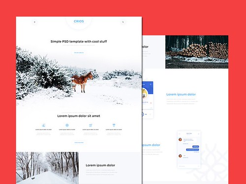 Crios : Clean and Modern PSD Web Template | by stevenhan2005