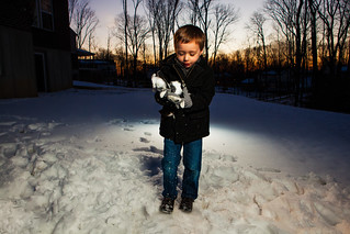 Logan in the Snow