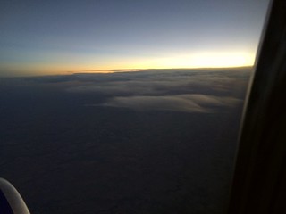 Sunrise and clouds over Nebraska