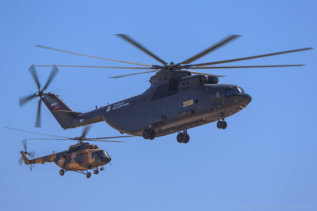 Mi-26T2 and Mi-17V-5 (Mi-8MTV-5))