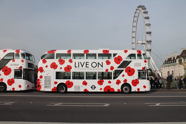 London United LT150 - Poppy Appeal 2015