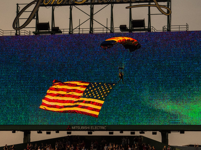 Independence Day celebration at Fenway