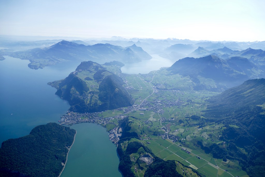Vierwaldstättersee mit Bürgenstock und Rigi Switzerland
