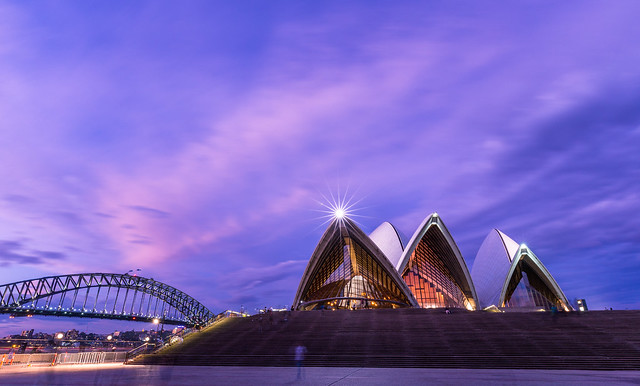 Sydney Opera House and Sydney Harbour Bridge, Australia