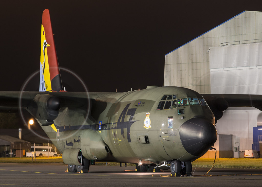 EGVN - Lockheed C-130J Hercules - Royal Air Force - ZH880