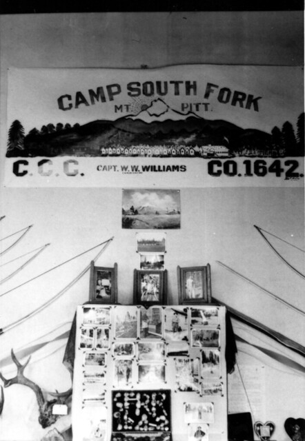 Z-1-27 CCC Camp South Fork handicraft display 1935