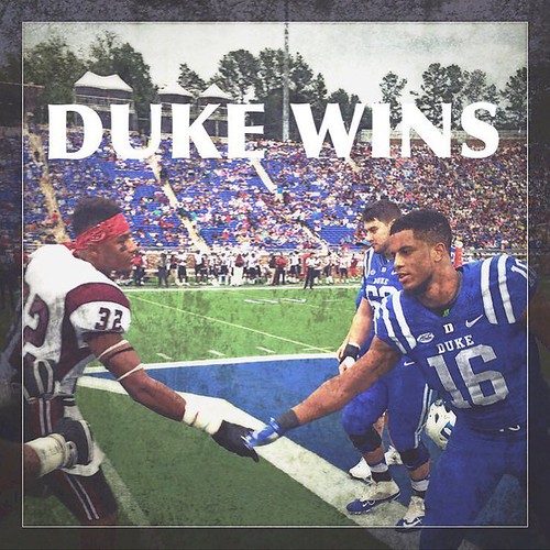 @duke_fb defeats NCCU 55-0! Thank you to everyone who came out today and supported our team! #GoDuke #NCCUvsDuke