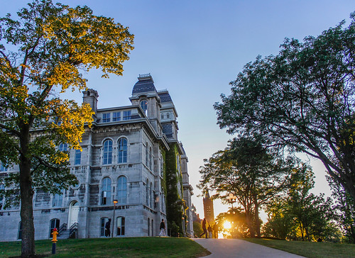 Hall of Languages at Sunset