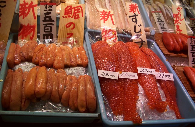 Japan (Osaka) Delicious fish roes and caviars