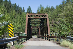 Idaho Selway River Swiftwater CCC bridge (#0159)