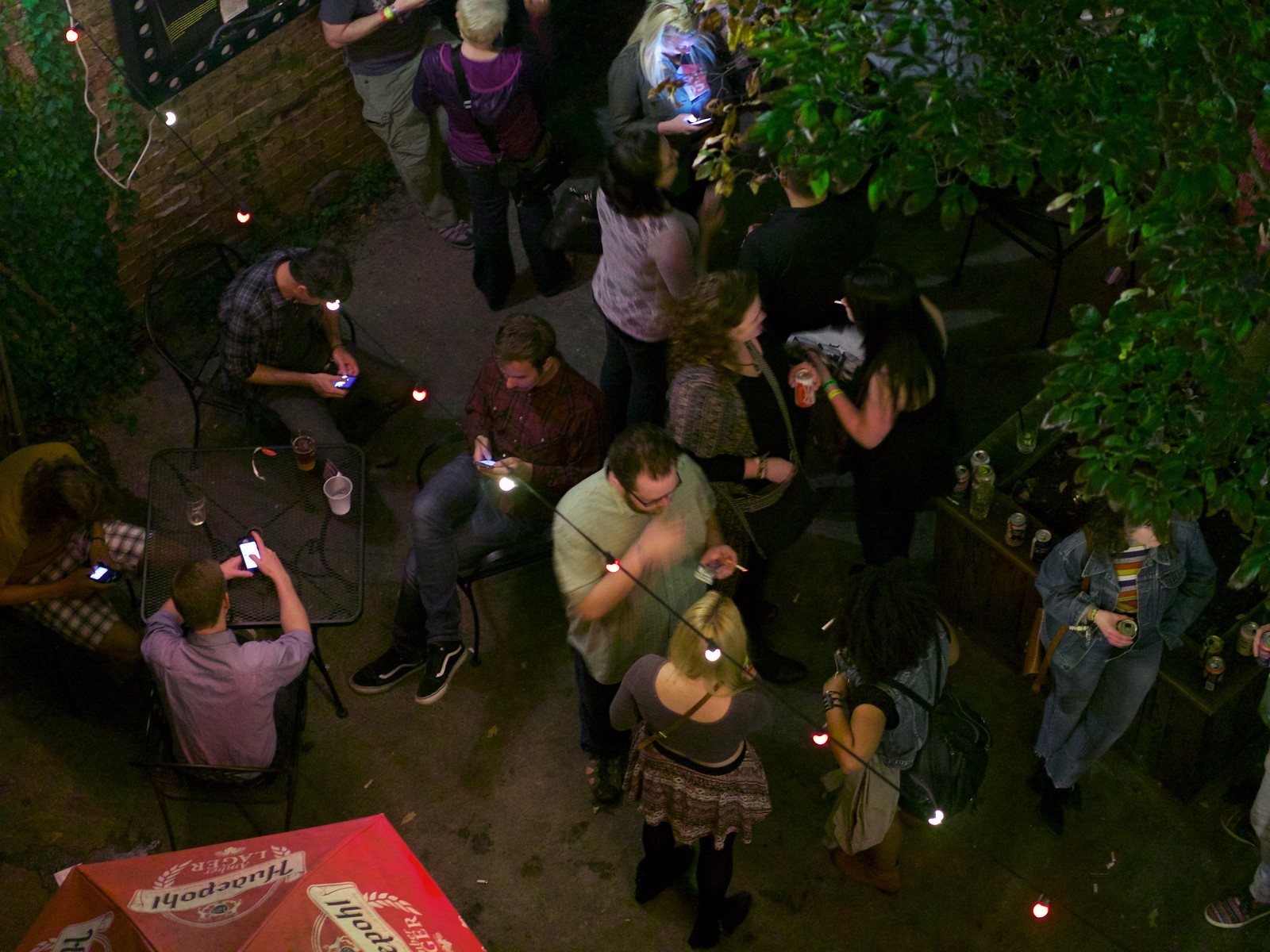 Crowd at MOTR Patio