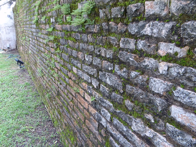 Kota (Fort) Cornwallis, eastern wall inside face.