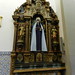 capilla imagen talla de La Virgen interior Iglesia fundación de la Santa Casa de la Misericordia de Braganza Portugal 06
