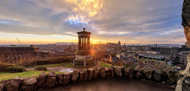 Panoramic View of Edinburgh