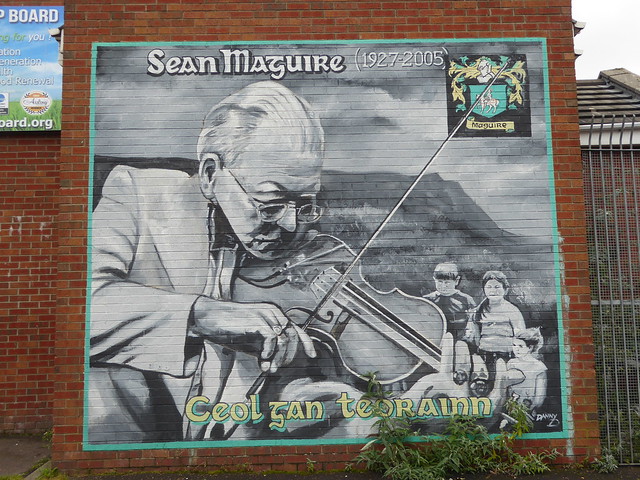 Sean Maguire Mural, Falls Road, West Belfast