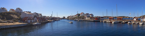 sea panorama island boat harbour panoramic