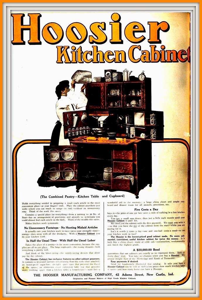 1905 The Hoosier Kitchen Cabinet By The Hoosier Manufactur Flickr