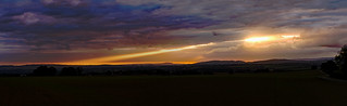 Wye Valley Sunset Panorama