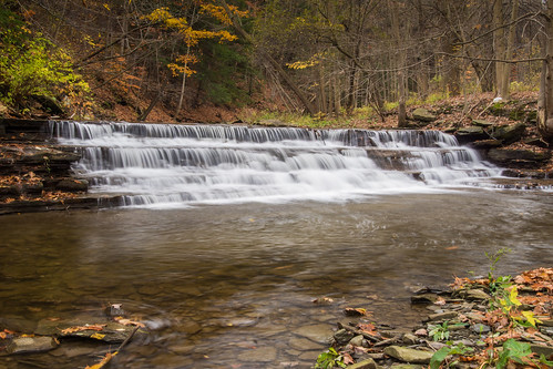 oatkacreek waterfalls warsaw wyomingcounty creek autumn wny