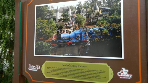 40th anniversary sign- Busch Gardens Railway by RetailRyan, Heatherdowns, Scotland hamlet
Busch Gardens Williamsburg, Williamsburg, VA

"All Aboard! More t