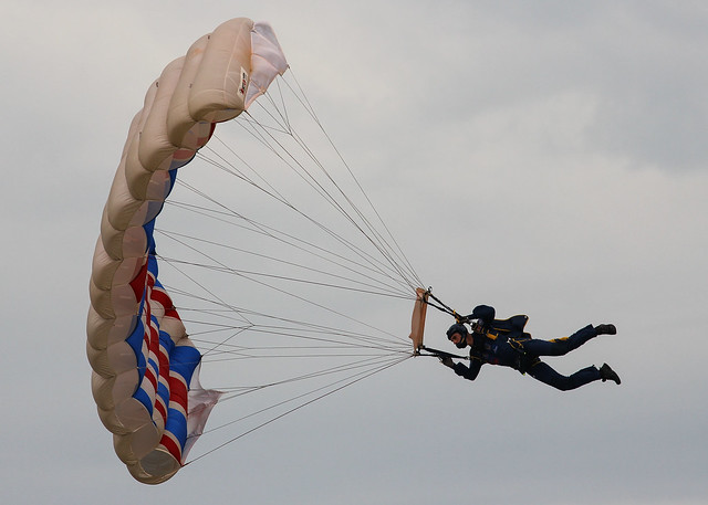 Union parachutist - Bournemouth Air Festival 2015