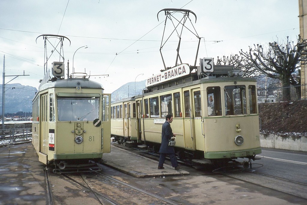 Trams de Neuchâtel (Suisse)