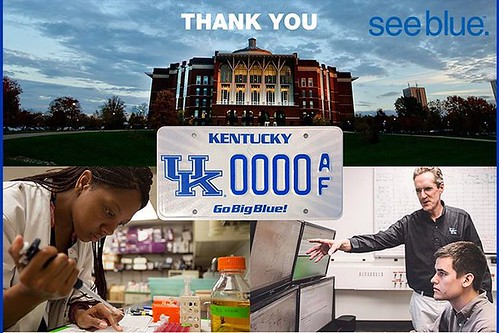 Thanks to all the Wildcats across #BBN who sport a #UKCarTag on their vehicle! You collectively contribute around $300,000 to UK student scholarships! #grateful